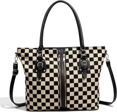 Produktbild von Schultertasche Damen - große Shoppertasche - es Design - Kunstleder - Büro für den täglichen Gebrauch - ShopFlot