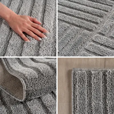 Image de Carpetsale24 Tapis à Poils Longs pour Salon Style Scandinave Boho Effet 3D Shaggy Doux Moelleux et Confortable, Taille: 80 cm rond
