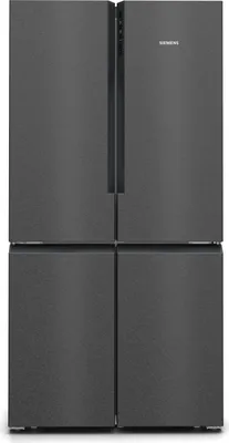 Produktbild von Siemens KF96NAXEA, iQ300, Kühl-Gefrier-Kombination, mehrtürig, 183 x 90.5 cm, Gebürsteter schwarzer Stahl AntiFingerprint, Total noFrost