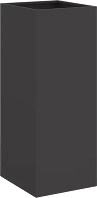 Produktbild von vidaXL Pflanzkübel Schwarz 32x29x75 cm Stahl