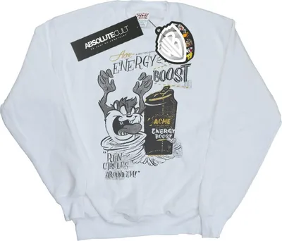 Produktbild von Looney Tunes - "Energy Boost" Sweatshirt für Herren BI32180 (L) (Weiß)
