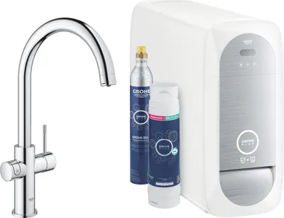 Produktbild von GROHE Blue Home, Standard, Chrom, Hebelgriffe, Einzelbild, Typ C, Keramik
