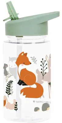 Produktbild von Trinkflasche Tiere - Grünspan | by A Little Lovely Company