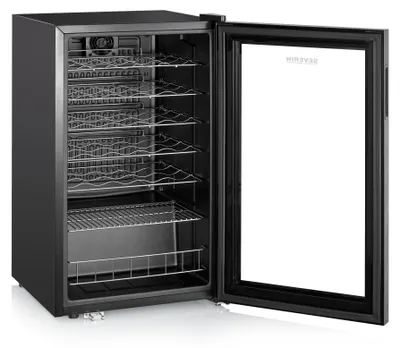 Obrázek produktu pro Severin WKS8908, Stojací, 36 lahev/lahve, G, Vnitřní osvětlení, Černá