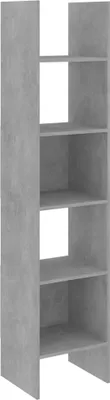 Immagine prodotto di Libreria Grigio Cemento 40x35x180 cm in Legno Multistrato
