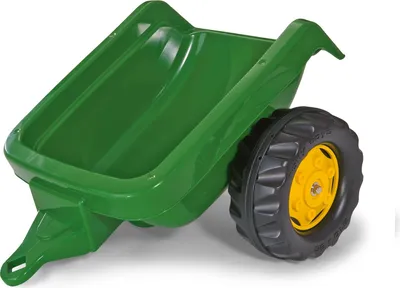 Produktbild von rolly toys Kid Trailer einachsiger Anhänger, grün/gelb, Maße: 57x46,5x26,5 cm; 12 174 8