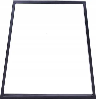 Produktbild von Tischbein, Möbelbein, Möbelfüß, Metallbein, Tischfuss, Tischkufen, Tischgestell, Trapezförmige, Industriestil Loft-Stil, 1 Stück, Schwarz