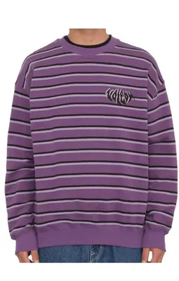 Produktbild von Volcom Herren Sweatshirt Rayeah Crew Lila : XL Größe: XL