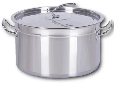 Zdjęcie produktu dla Garnek gastronomiczny ze stali nierdzewnej 30 100 litrów do gotowania zupy
