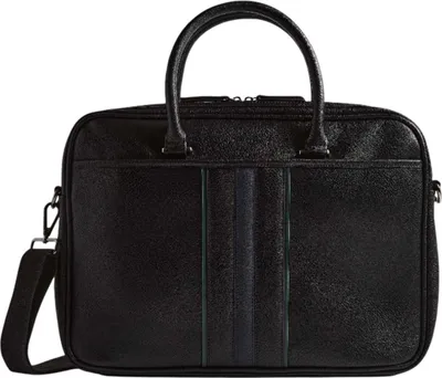Immagine prodotto di Ted Baker borsa da ufficio laptop bag con scomparto per laptop Kenriik StripePoliuretanoDocument Bag Black nero