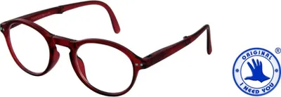 Produktbild von Lesebrille mit Mikrofaserbeutel Foldy Rot (+2,5 dpt)