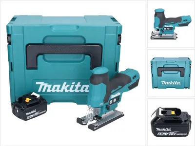 Image de Makita DJV185G1J Scie sauteuse sans fil 18V Brushless + 1x Batterie 6,0Ah + Coffret Makpac - sans chargeur