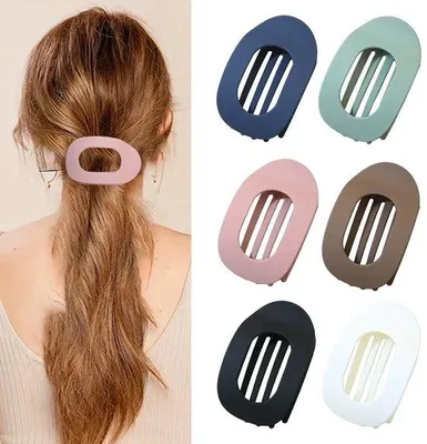 Produktbild von 6 Stück flache Haarspangen - Matte - Haarspangen für Damen - Antislip - Flachklammern - Für dick und dünnes Haar - Anti-Slip Französisch - für tägliches Gebrauch