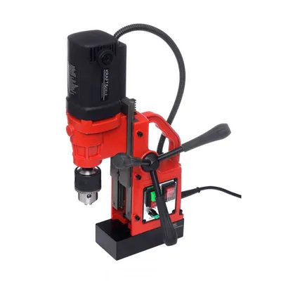 Obrázek produktu pro KRAFT&DELE | Magnetická vrtačka, magnetická vrtačka, 1800W, 1300N, 16mm, elektrická jádrová vrtačka, průmyslová vrtačka, pro všechny povrchy a kutilské práce