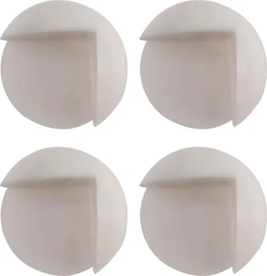 Image de Protège-coins pour meubles, autocollant, transparent 4pcs