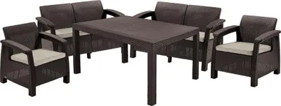 Obrázek produktu pro Zahradní set KETER Corfu II Fiesta - hnědá / béžová