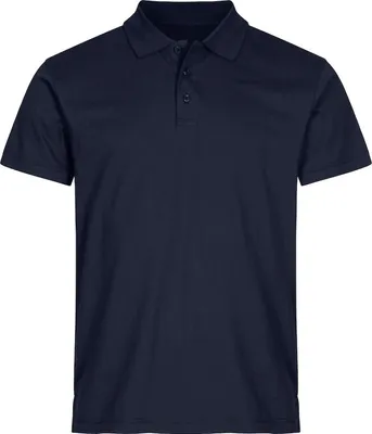 Produktbild von Polohemd aus Jersey mit Rippstrickkragen, Seitenschlitzen und 3 Knöpfen