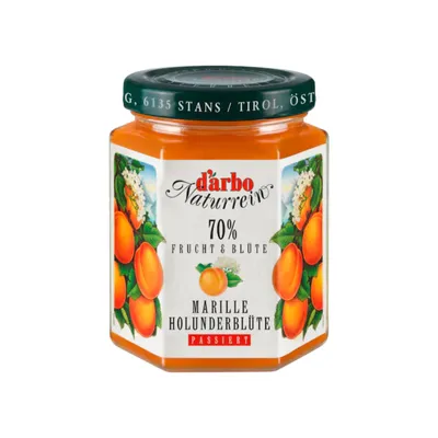 Immagine prodotto di Darbo crema spalmabile all'albicocca e fiori di sambuco puramente naturale 200g