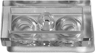 Image de LEGO® 1x2 Plaques de construction Transparent - 3023 NOUVEAU ! Quantité 500x