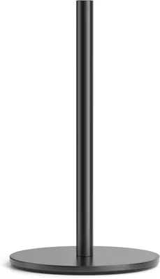 Produktbild von PolkaHome® Küchenrollenhalter Standfuß aus Edelstahl, Antirutsch-Basis, Schwarz