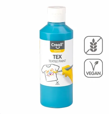 Immagine prodotto di Colore per tessuti Creall Tex 250 ml - turchese