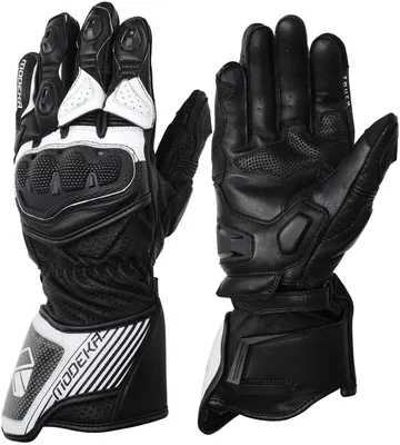 Image de Gants de moto Modeka Evox Noir / Blanc 11