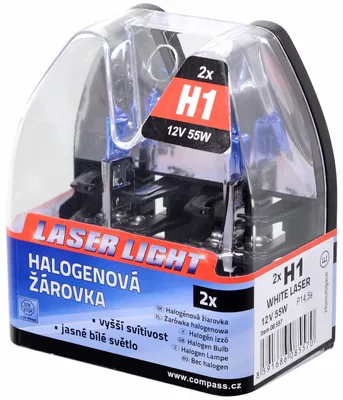Obrázek produktu pro Žárovka 12V H1 55W P14,5s WHITE LASER 2ks