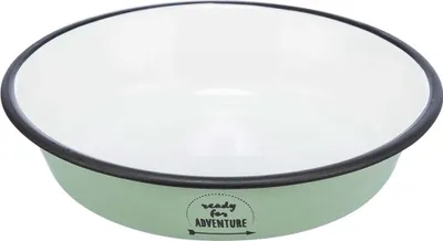 Obrázok produktu pre Miska, smalt/nehrdzavejúca oceľ, 0,3 l/priemer 12 cm, zelená