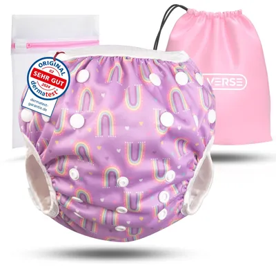 Produktbild von KIDVERSE Schwimmwindel Baby 0-3 Jahre - Schwimmwindeln wiederverwendbar