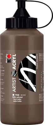 Produktbild von Marabu Künstler-Acrylfarbe Artist Acryl 500 ml umbra gebrannt