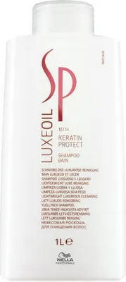 Obrázek produktu pro Wella Professionals System Professional LuxeOil Keratin Protect Shampoo, 1000 ml, Šampon, Profesionální, Unisex, Všechny vlasy, Jemné vlasy, Výživa, Ochana