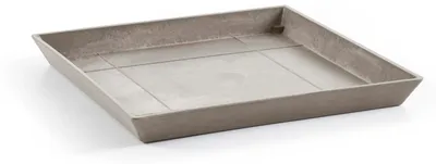 Produktbild von Ecopots Untersetzer Square 50 für Blumentöpfe - L 43 cm x B 43 cm x H 3,5 cm - Innen- und Außenbereich