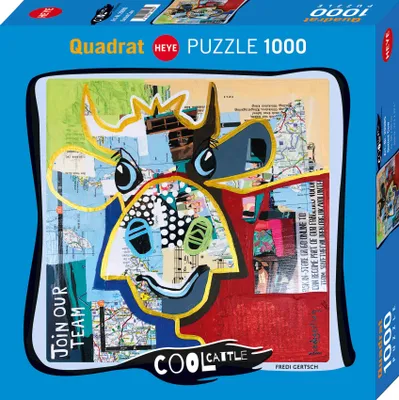 Immagine prodotto di Heye Puzzle Mucca a puntini 1000pz.
