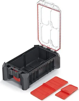 Produktbild von Organizer Sortimentskasten Kleinteilemagazin Kleinteilebox Sortierbox Hoch Werkzeugorganizer Kistenberg MSX 25 KMX402515S