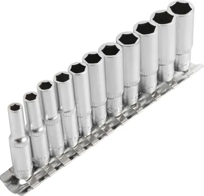 Produktbild von Steckschlüssel Satz Zollgrößen 1/4" 11-tlg