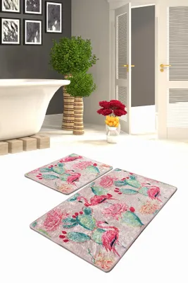 Produktbild von Mijolnir, Flamenco- CHL2397, Bunt, Badematten, 700 gr/m², 100% Samtstoff
