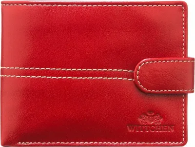 Produktbild von WITTCHEN Brieftasche Florence Collection aus Leder mit Druckknopfverschluss, elegantes Design