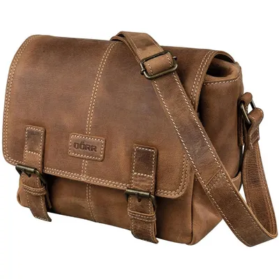 Immagine prodotto di Dörr Cape Town Borsa fotografica in pelle piccola e larga Cognac