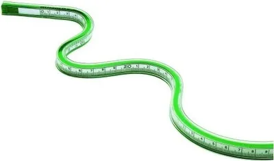 Produktbild von Rumold 821040 Flexible Kurvenlineale mit mm-Teilung, 40 cm