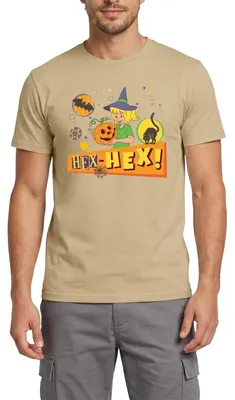Produktbild von Spreadshirt Bibi Blocksberg Halloween Hex-Hex! Mit Bibi Männer T-Shirt, L, Sandbeige
