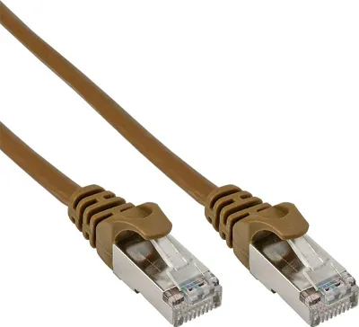 Image de InLine® 72533K Câble de raccordement, SF/UTP, Cat.5e, noir, 0,3m