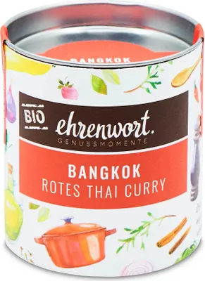 Produktbild von Ehrenwort Bangkok Rotes Thai Curry Gewürz 35g - Einfach statt einer Curry Paste verwenden - Milde Schärfe von ehrenwort