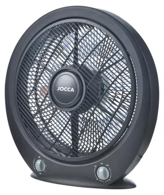 Obrázok produktu pre JOCCA 2165N, Domáci lopatkový ventilátor, Čierna, Podlaha, Tabuľka, Polypropylén (PP), 30 cm, 2 h
