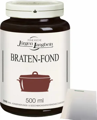 Produktbild von Jürgen Langbein Braten-Fond (500ml Glas) + usy Block
