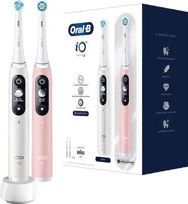 Produktbild von Oral-B iO Series 6 Duo white/pink weiß