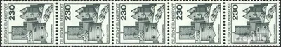 Produktbild von Briefmarken BRD (BR.Deutschland) 1978 Mi 999R Fünferstreifen postfrisch Burgen und Schlösser