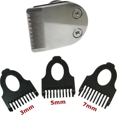 Produktbild von Haar-Trimmer-Aufsatz Universal für Philips Rasierer inklusive 3 Aufsätzen (2x 3mm / 5mm) zum Bart trimmen Frisur stylen Konturen setzen RQ11 RQ12 RQ40 RQ50 Arcitec Serie S5000 SensoTouch Serie