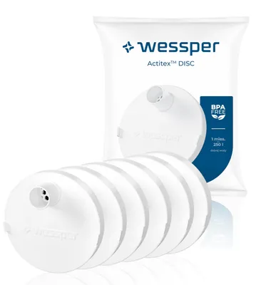 Wasserfilter-Disc 6er-Pack für Trinkflasche, BPA-frei