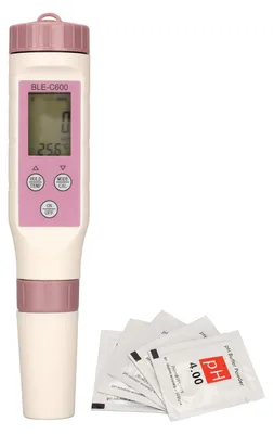 Zdjęcie produktu dla Pióro do rozpoznawania jakości wody Inteligentna sonda 7 w 1 o wysokiej czułości Bluetooth PH TDS EC ORP SG Miernik zasolenia i temperatury