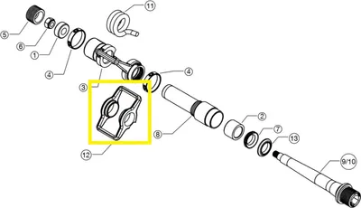Produktbild von Crankbrothers Pedal Wing Flügel, innen, Level 11, Ti